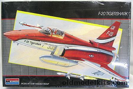 Monogram 1/48 F-20 Tigershark, 5445 plastic model kit